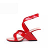 Chicfashion Cow Leather Peep Toe  Sandals