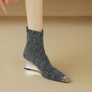 CrocFlex Square Toe Fabric Boots