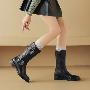 Marbelleve Slip Ankle Boots