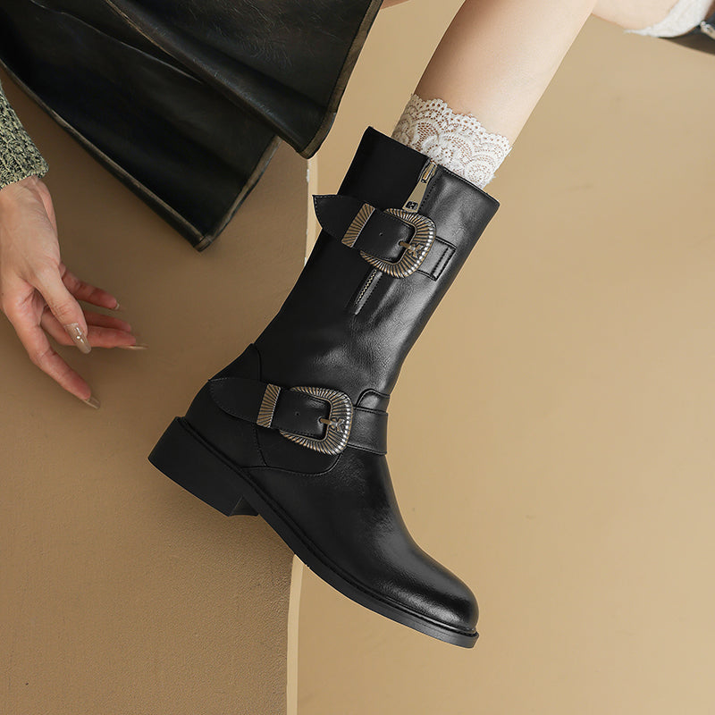 Marbelleve Slip Ankle Boots