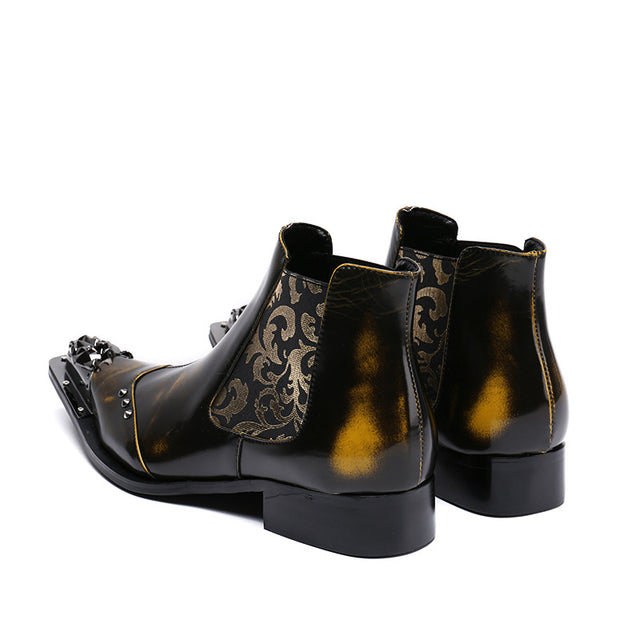 Confidently Chic Leather Ankle Boots