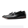 LuxeCroco Glossy Leather Round Oxford Dress Shoes