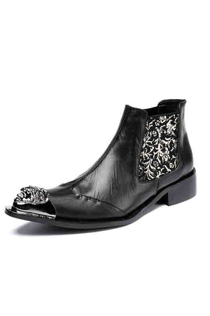 Confidently Chic Leather Ankle Boots