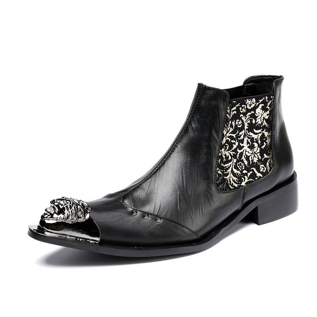 Confidently Chic Leather Ankle Boots