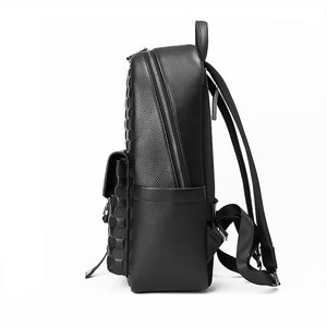 Luxury Leather Exotic Laptop Travel Backpack