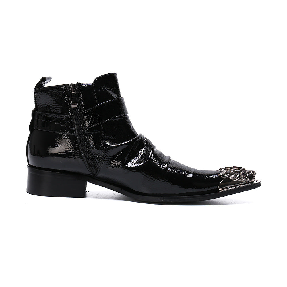 Confidently Chic Leather Ankle Boots