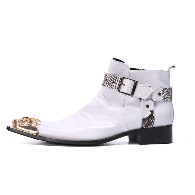 Confidently Chic Leather Ankle Boots