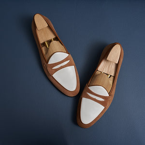 ModishLux Leather Chic Slip-Ons Loafers