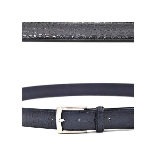 Alligator Luxe Textured Leather Belt