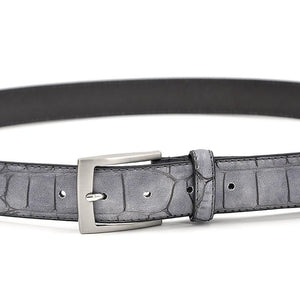 Alligator Luxe Textured Leather Belt