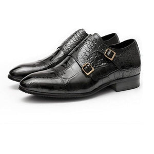 AlliLux Exotic Texture Dress Shoes