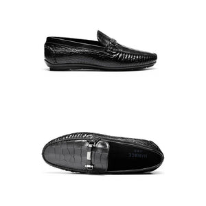 Allilux Exotic Texture Slip On Loafers - FINAL SALE