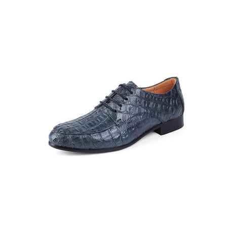 AlliLuxe Lace-Up Leather Derby Shoes