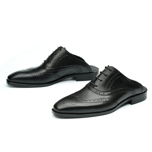 Modish Leather Lace-Up Dress Shoes