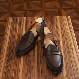 ModishLux Leather Chic Slip-Ons Loafers