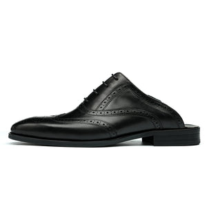 Modish Leather Lace-Up Dress Shoes