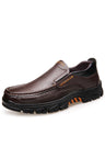 AlliLux Round Toe Slip on Alligator Derby Shoes