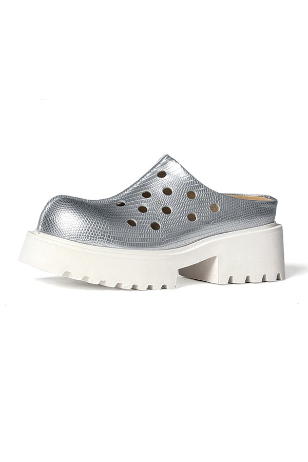Luxalon Wedding Platform Slip Shoes