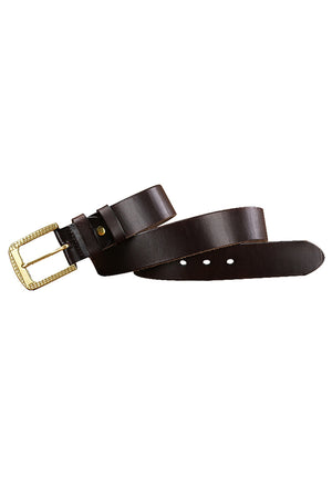 Artisan Crafted Cowskin Belt