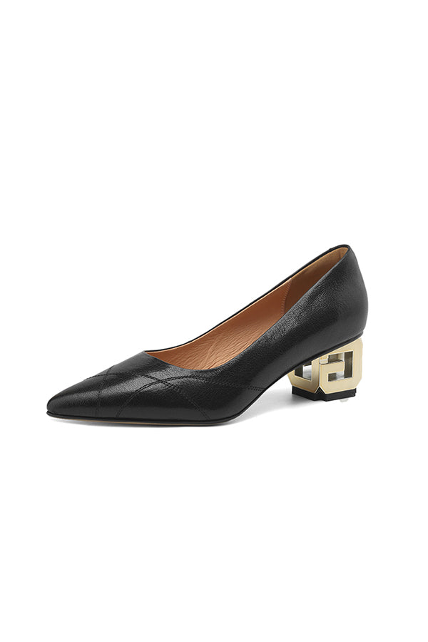 Luxalon Croc-Pattern Stilettos