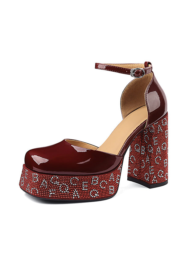 Dracavant Event Croctex Platform Heels