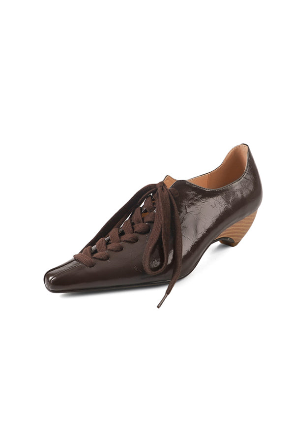 Aurastyle LuxeLeather Exotic Square Toe Shoes
