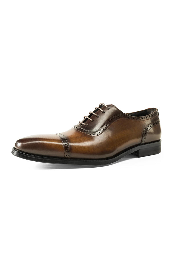 AlliElegance Luxe Brogue Oxford Dress Shoes