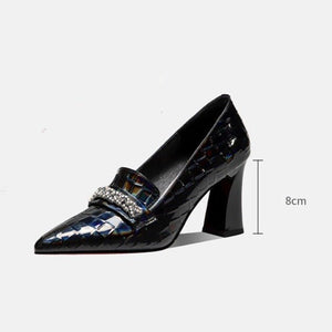 Chic Pointed Toe Cross Tied High Heel Pumps - FINAL SALE