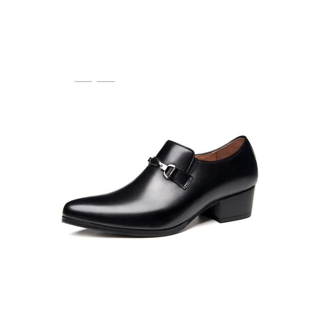 ChicLux Pointed Toe Slip-on Dress Shoes