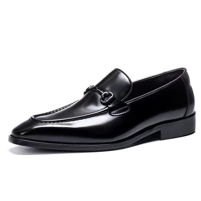 CowLux Elegant Slip-on Leather Dress Shoes