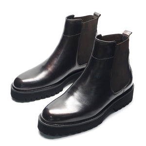 CowRoyale Sophisticated Slip-on Dress Boots