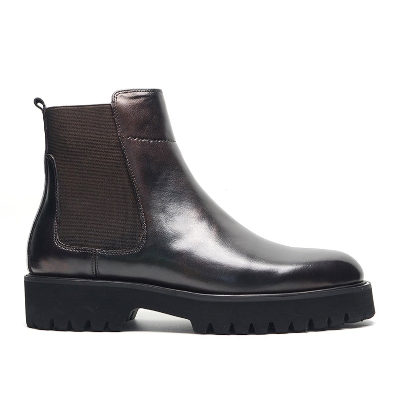 CowRoyale Sophisticated Slip-on Dress Boots