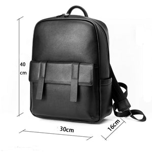 LuxLeather Big Capacity Laptop Travel Backpack