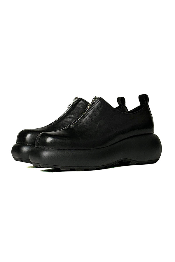 ChicLux Round Toe Zip Dress Shoes