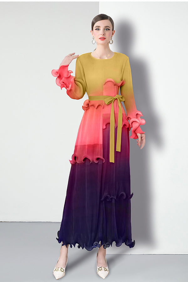 Trendy Pleated Oversized Dresses