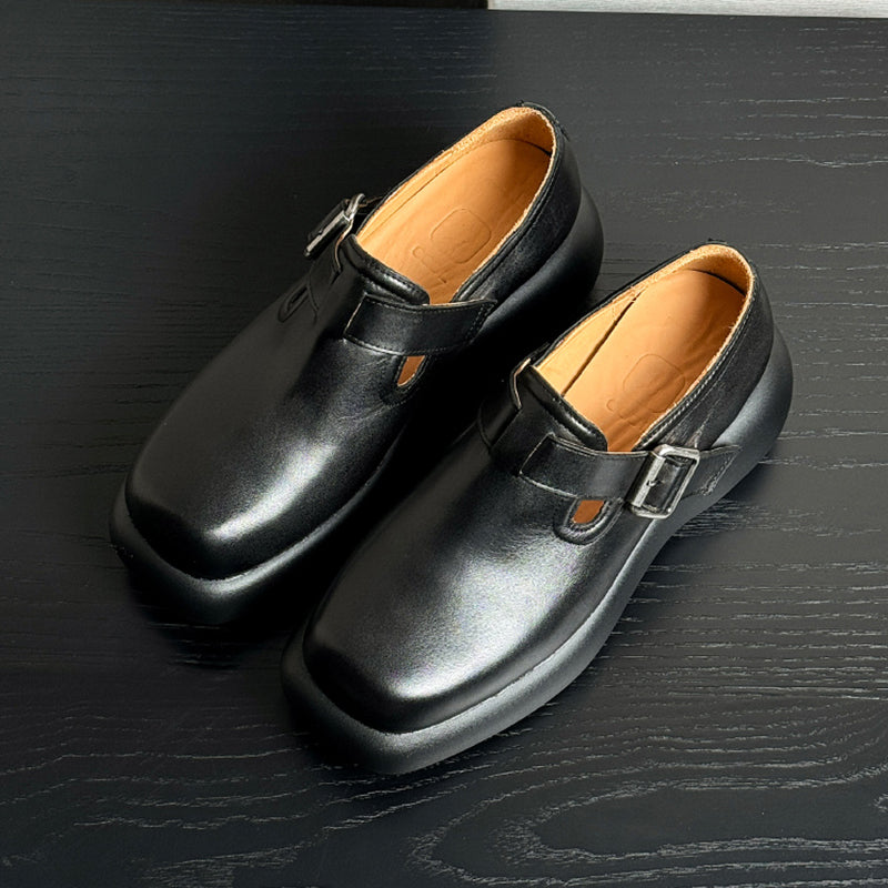 Veltique Slip Monk Shoes