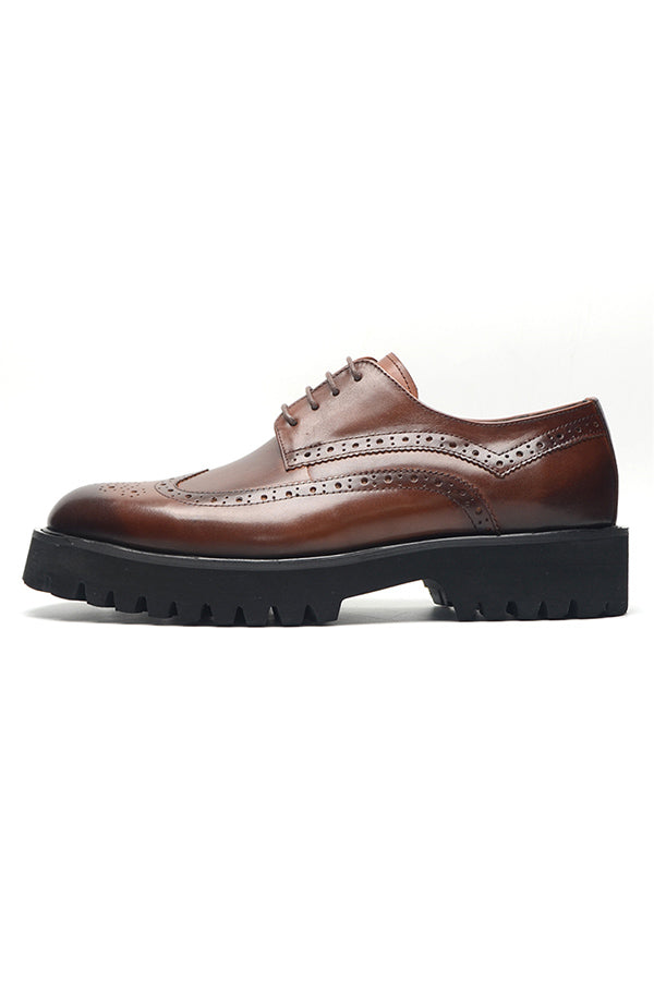 LeatherLux Classy Oxford Dress Shoes