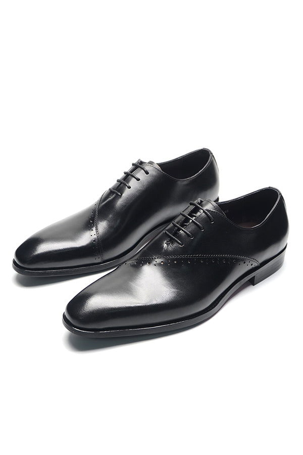 LaceLux Exotic Lace Up Oxford Shoes