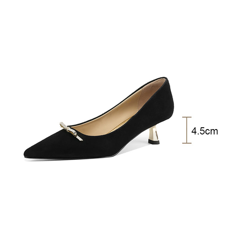 AlliChic Pointed Toe Daily High Heels