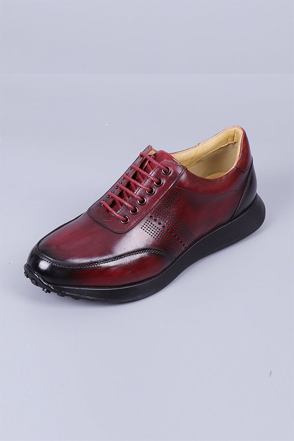 AlliLux Waterproof Print Lace Up Shoes