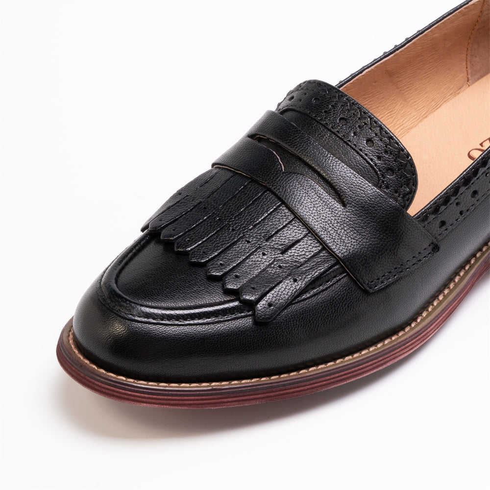Ebonique Luxe Slip Loafers