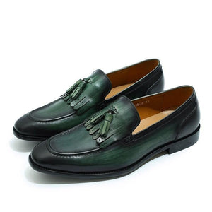 Exotic Elegance Breathable Leather Slip On Loafers - FINAL SALE