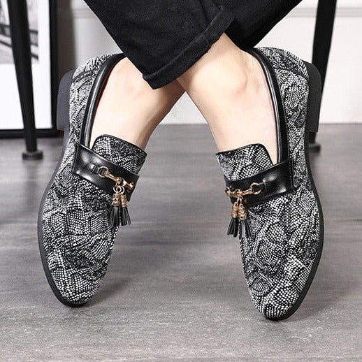 ExoticLux Breathable Tassel Loafers