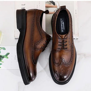 Exoticlux Genuine Leather Lace Up Brogues123 - FINAL SALE