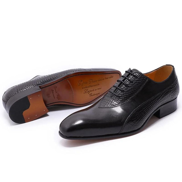 Exoticluxe Lace Up Oxford Dress Shoes - FINAL SALE