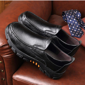 AlliLux Round Toe Slip on Alligator Derby Shoes