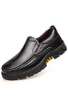 AlliLux Round Toe Slip on Alligator Derby Shoes