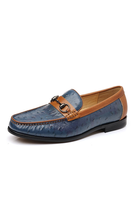 LuxLeather Elegant Genuine Leather Slip On Loafers