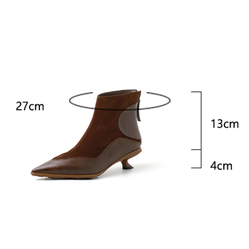 Luxury Leather Pointed Toe Tall Boots