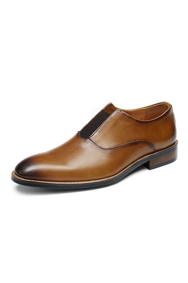 Eldorian Elegance Leather Slip Loafers